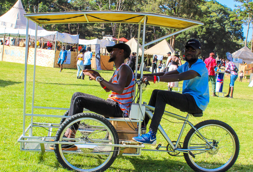 Africa Nouveau Festival 2018 tandem bike
