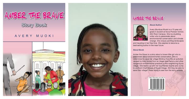 Meet Child Author Avery Mumbua Author of "Amber the Brave"