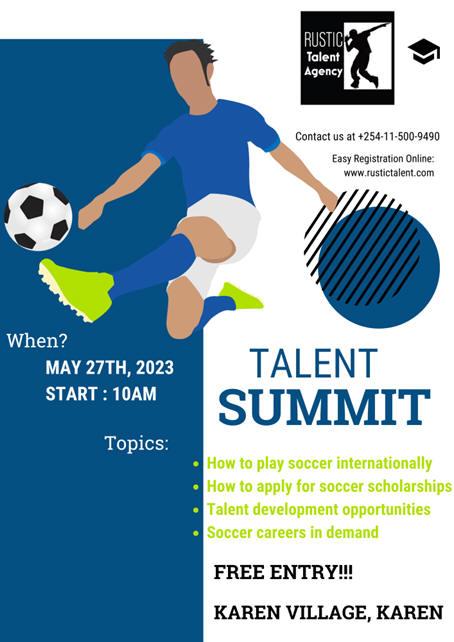 FREE Football Talent Summit for Kids in Nairobi