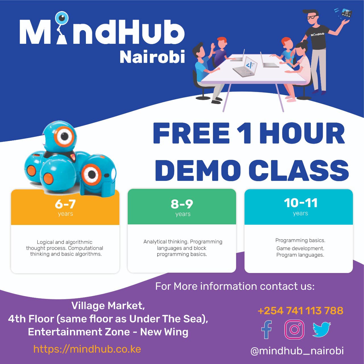KenyaBuzz Events Mindhub Nairobi Free 1 Hour Demo Class